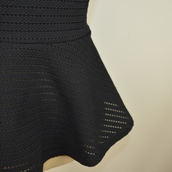 Design Lab Black Peplum Tank Top S - Picture 4 of 4